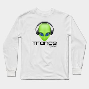 Alien Trance by DJ New Long Sleeve T-Shirt